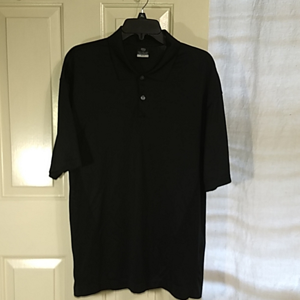 Nike Golf Dri-Fit black polo shirt sz XL EUC